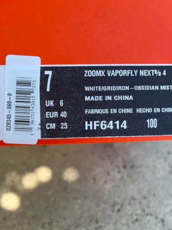 Nike Vaporfly 4 bike d'occasion — image 4 sur 4