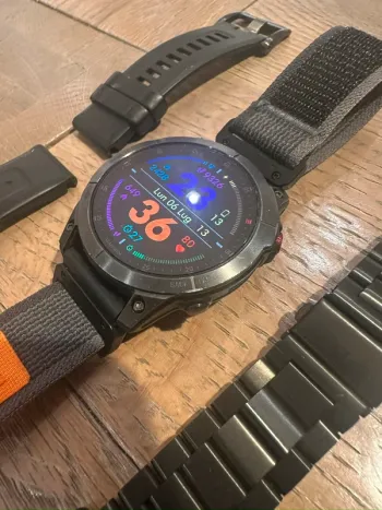 Gebrauchtes Garmin Epix Gen 2 Sapphire Titanium bike — Bild 3 von 8