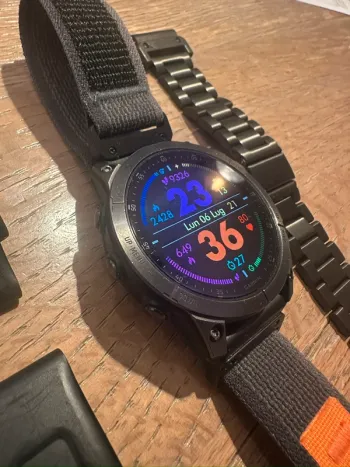 Gebrauchtes Garmin Epix Gen 2 Sapphire Titanium bike — Bild 4 von 8