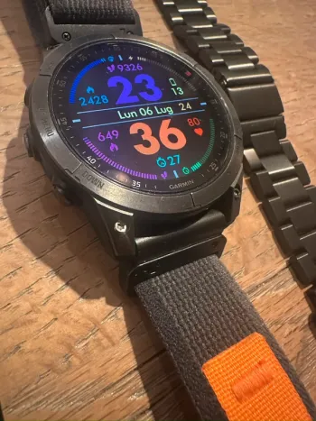 Gebrauchtes Garmin Epix Gen 2 Sapphire Titanium bike — Bild 5 von 8