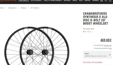 Brugt Crankbrothers Synthesis Enduro Wheels Wheels