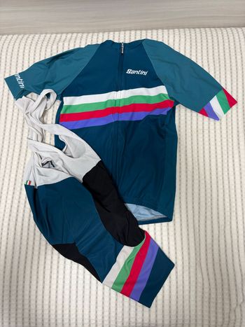 Used Santini Jersey + Bib 13y bike