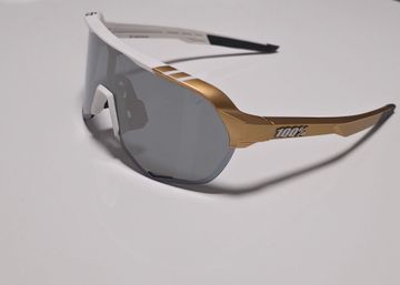 Použité 100% S2 Peter Sagan Soft Gold Mirror Lens Sunglasses 2020 Cycling Accessories