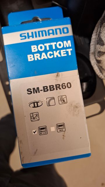 Shimano BBR60 Drivetrain & Pedals usato