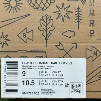 Pegasus Nike React Trail 4 GTX V2 bike de segunda mano — imagen 9 de 9