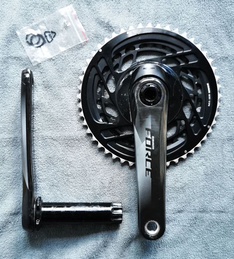 Used Sram Force D1 DUB 2x12-fach 48/35T Crank 2022 Drivetrain & Pedals