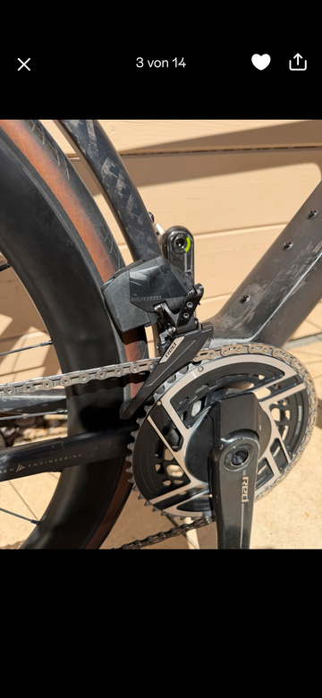 Used Sram FC-RED-E1 Drivetrain & Pedals