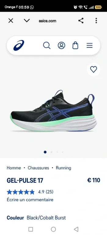 Used Asics Gel bike — image 4 of 6