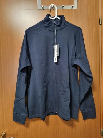 Używany Navy Tuta felpa con zip intera bike
