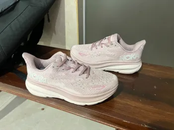 Used Rose Hoka Shoes size 39 bike