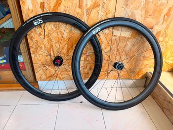 Used NewRace New Race C4A wheel set (carbon4all, 28c tubeless, 40mm depth) bike