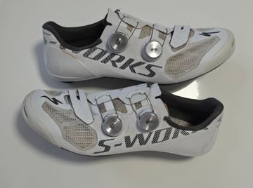 Gebrauchtes Specialized S-Works 7 Road Shoes Vent white 45, 6 2021 Cycling Shoes