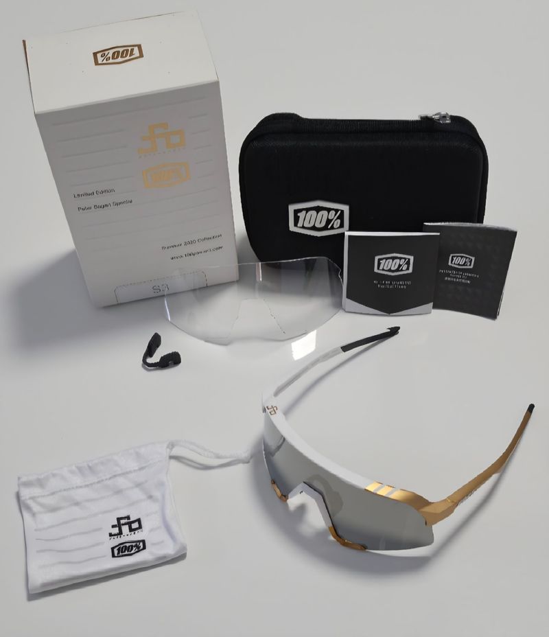 Used 100% 61034-464-69Peter Sagan LE White Gold - Soft Gold Mirror S3 Brand new 2020 Cycling Accessories