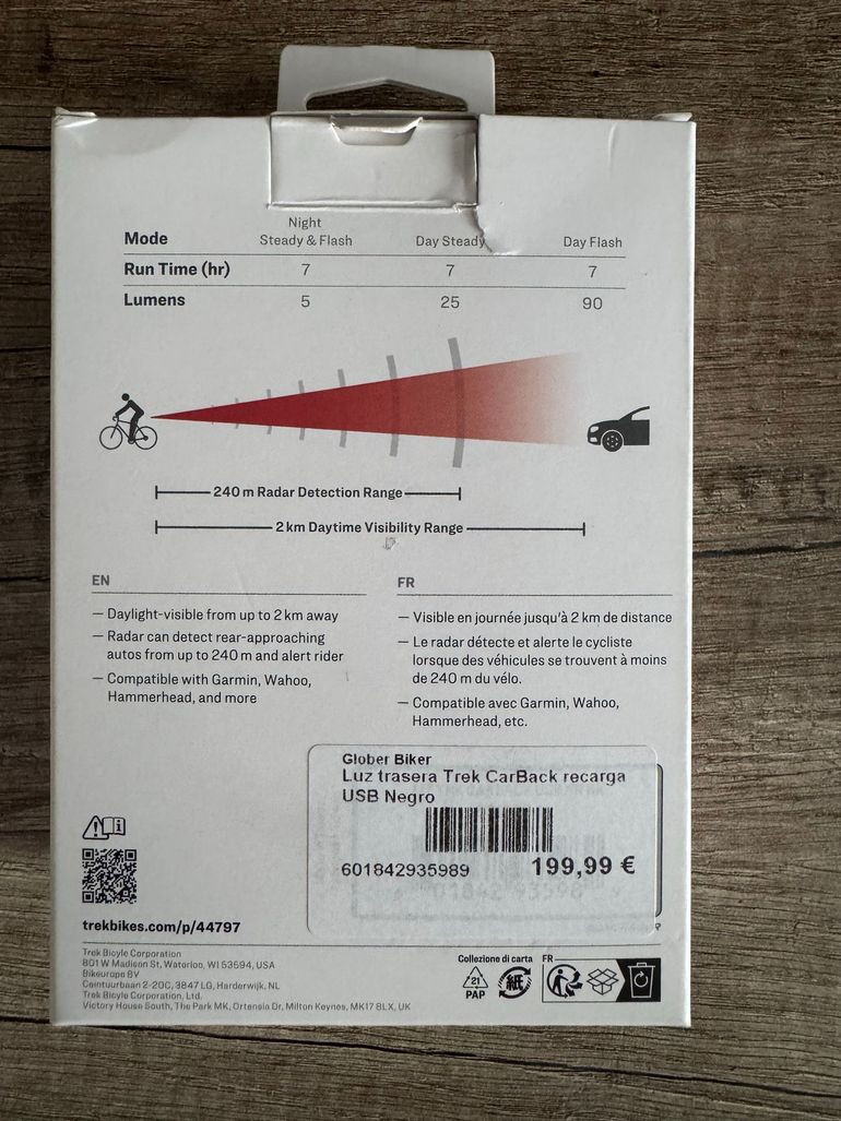 Brugt Trek CarBack Radar 2025 bike — billede 4 af 13