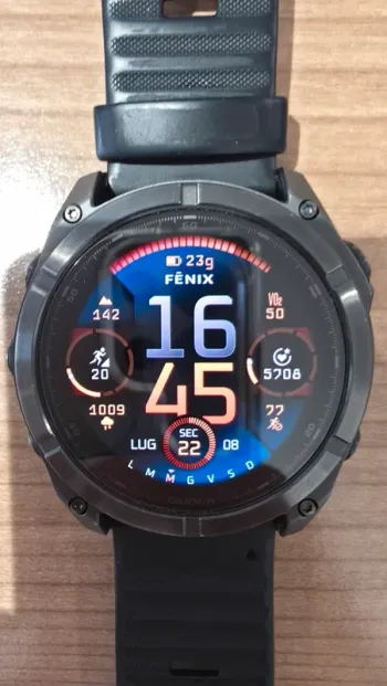 Garmin Fenix 8 Amoled 51mm bike usato — immagine 3 di 5