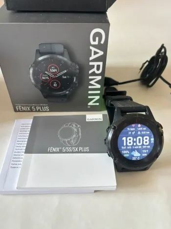 Brugt Garmin Fenix 5 Plus bike — billede 3 af 4