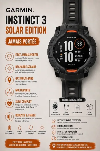 Garmin Instinct 3 Solar Edition bike usato