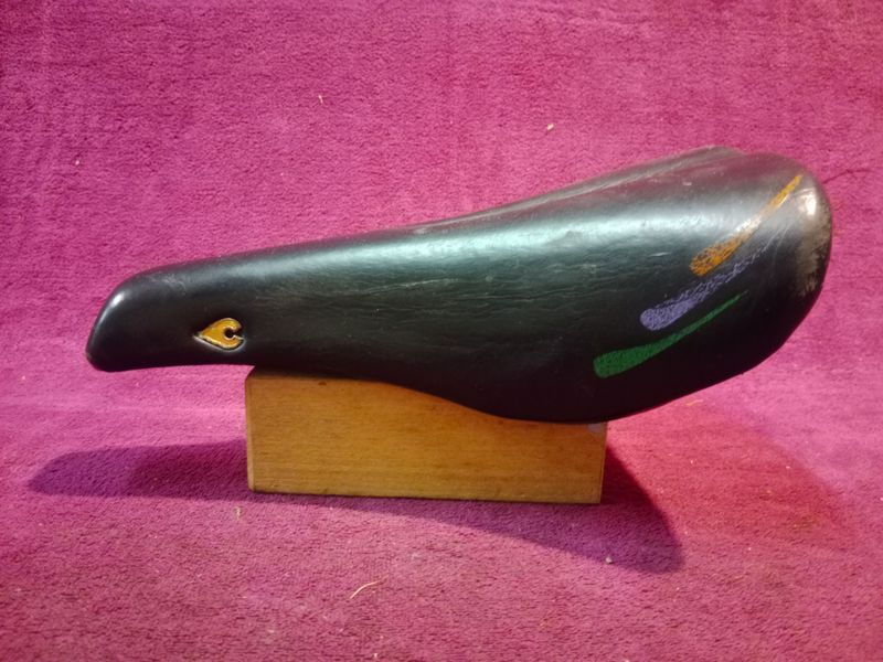 Używany Sella Cinelli Volare pelle nera mtb, mountain bike, corsa Saddles & Seatposts
