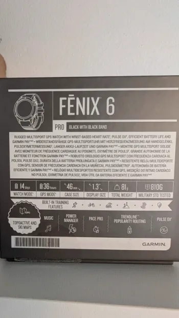 Used Garmin fenix 6 pro bike — image 6 of 6