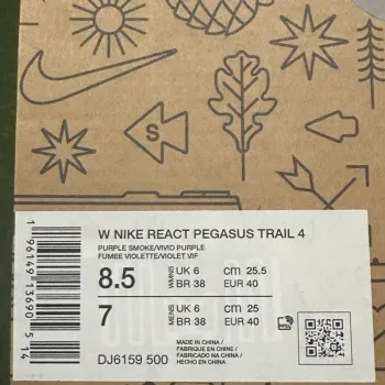 Used Lightweight Nike React Pegasus Trail 4 2022 bike — image 9 of 9