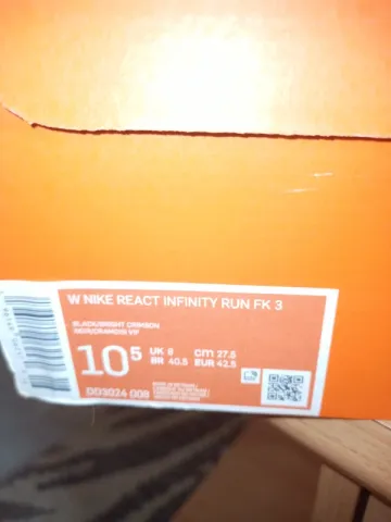 Used Nike React Infinity Run Flyknit 3 2024 bike — image 13 of 14