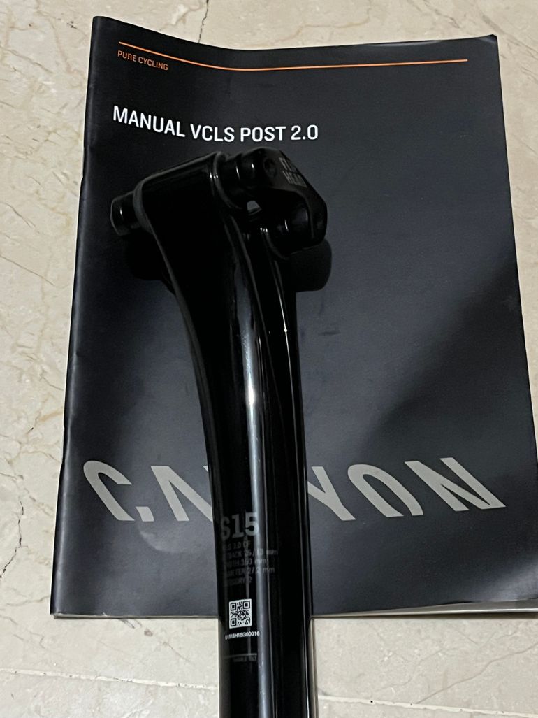 Canyon S15 VCLS 2.0 CF Seatpost Flip Head Kit Canyon S15 VCLS 2.0