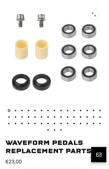 Used Wolf Tooth Waveform Pedals 2024 bike — image 6 of 7