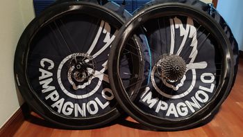 Used Campagnolo shamal carbondual profile Shimano cl 2025 bike