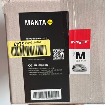 Brugt MET Manta MIPS Helmet bike — billede 11 af 11