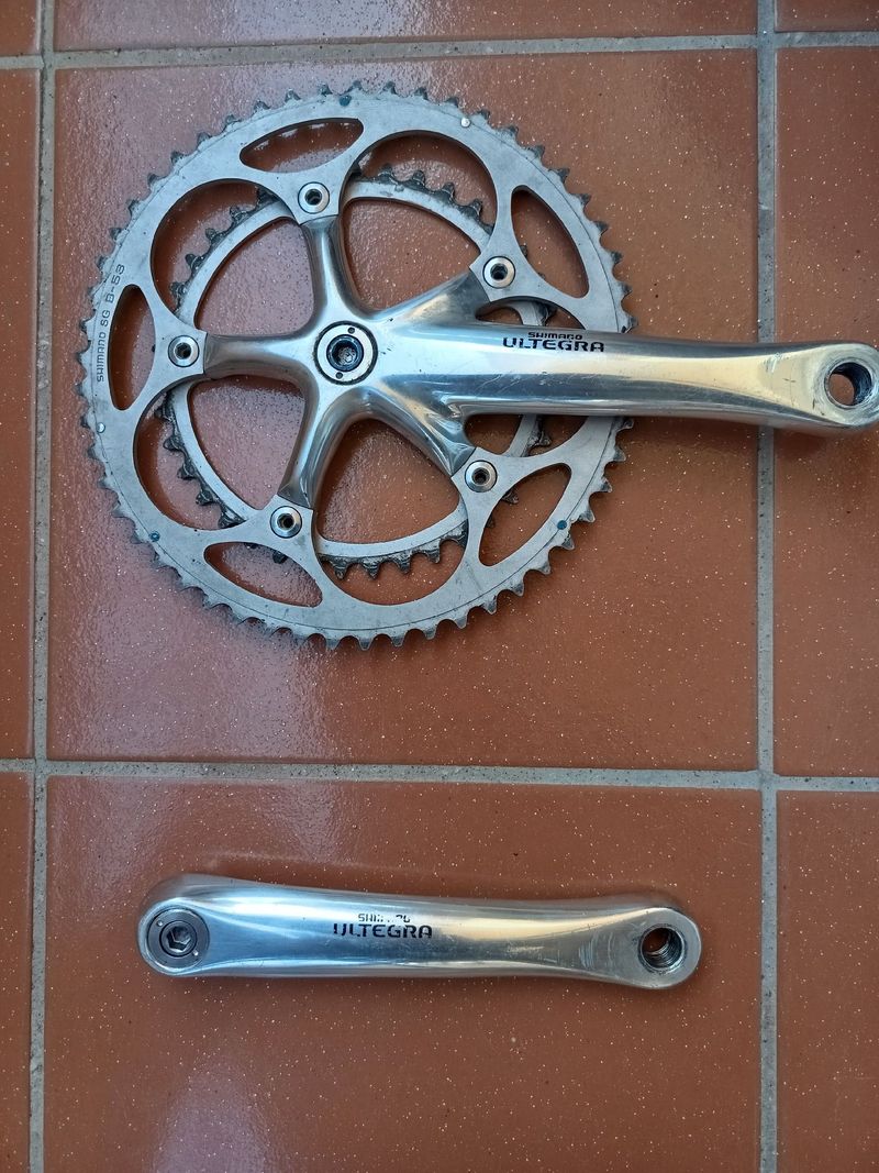 Used Shimano Ultegra 6500 1997 Drivetrain & Pedals