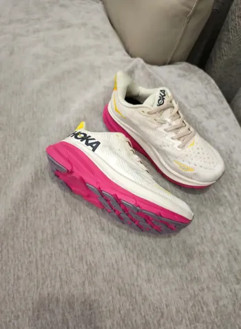 Brugt Hoka Chaussure Cream taille 42 bike — billede 3 af 4