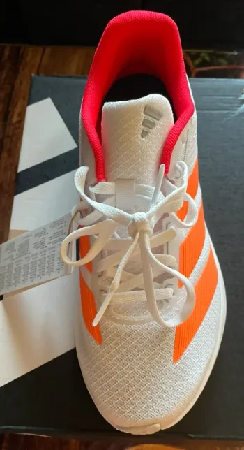 Używany Orange Adidas Sportschuh weiß/ - Gr 38, 5 bike — zdjęcie 5 z 5