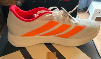 Używany Orange Adidas Sportschuh weiß/ - Gr 38, 5 bike — zdjęcie 2 z 5