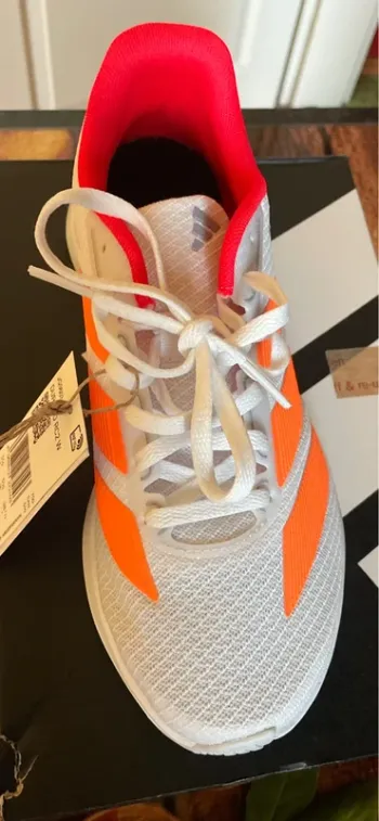 Używany Orange Adidas Sportschuh weiß/ - Gr 38, 5 bike