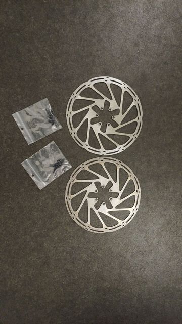 Used Sram Centerline 200mm Brake Disc Set (6-Bolt) Brakes