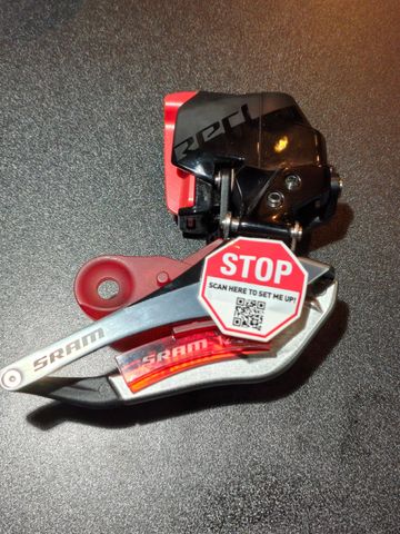 Gebrauchtes Sram Red eTap AXS 2x12 Front Derailleur Drivetrain & Pedals