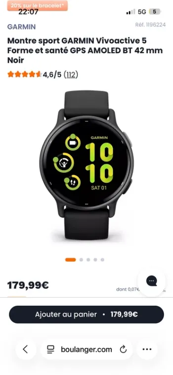 Gebrauchtes Garmin Vivoactive 5 bike