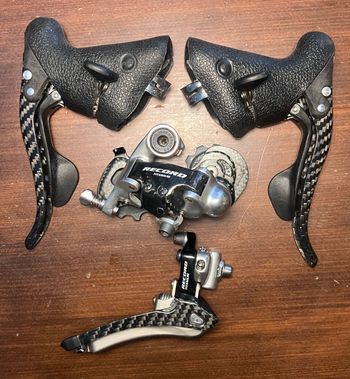 Used Campagnolo Record 2x10 Speed Groupset bike