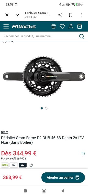 Used Sram Force D2 Crank bike — image 9 of 9