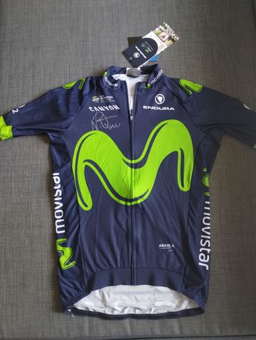 Brugt Endura Movistar Jersey 2017 bike — billede 2 af 2