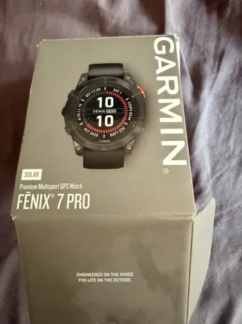 Used Garmin Fenix 7 Pro Solar bike