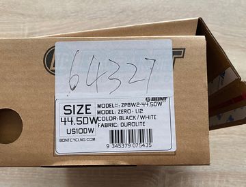 Brugt Bont ZERO+ BLACK/WHITE bike — billede 14 af 15