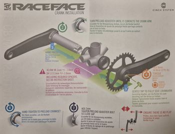 Used Race Face Next R Cinch Crank Arms + Axle bike — image 5 of 16