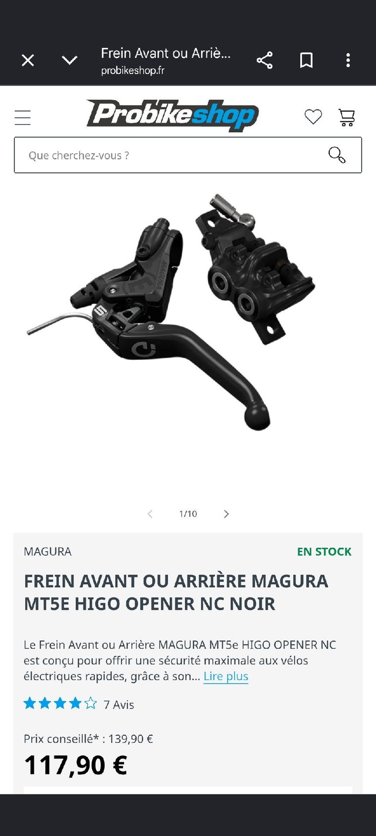 Brugt Magura MT5 e-stop 2026 bike — billede 7 af 7