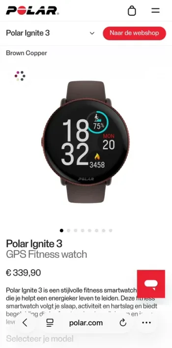 Polar Ignite 3 bike de segunda mano — imagen 4 de 5