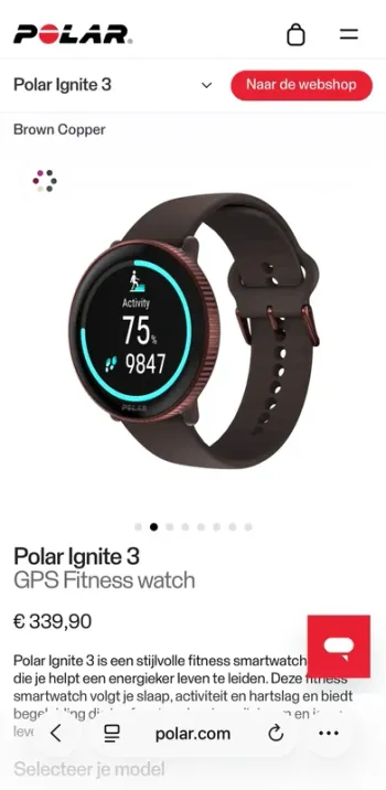 Polar Ignite 3 bike de segunda mano — imagen 5 de 5