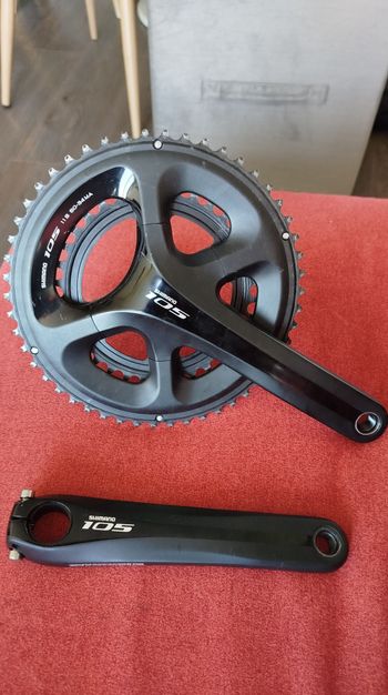 Gebrauchtes Shimano 105 11v 50-34 Crank bike