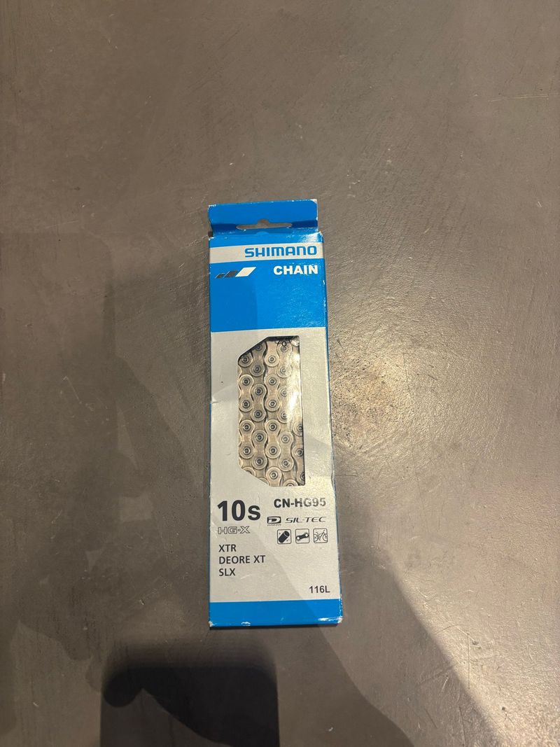 Used Shimano XTR 10speed Chain Drivetrain & Pedals
