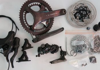Used Campagnolo Record 2x12 Disc Groupset bike