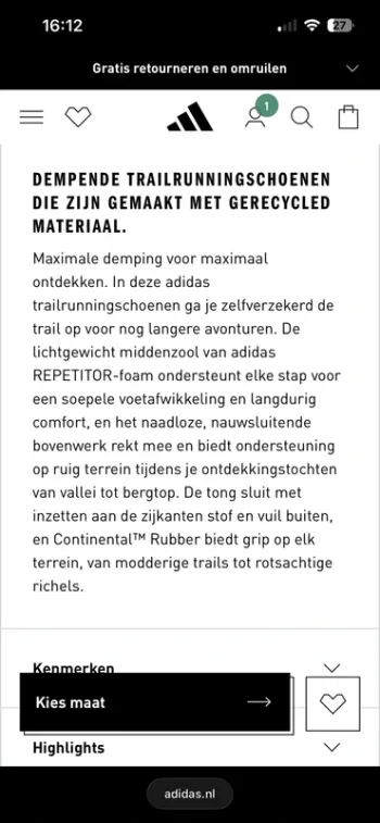 Gebrauchtes Adidas Soulstride Terrex bike — Bild 9 von 9